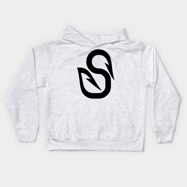 Swan Hook Kids Hoodie by SASTRAVILA